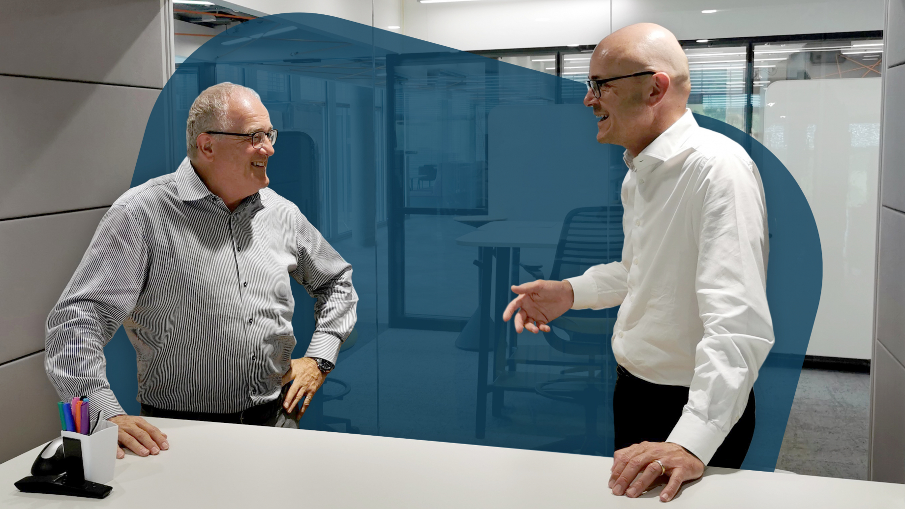 CREALOGIX 25th anniversary - Bruno Richle and Oliver Weber