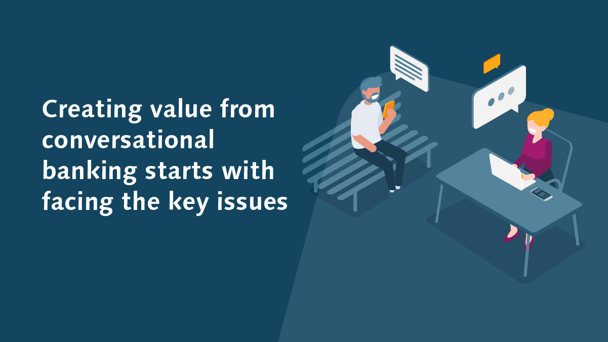 CREALOGIX Infographic - Major challenges when implementing conversational banking