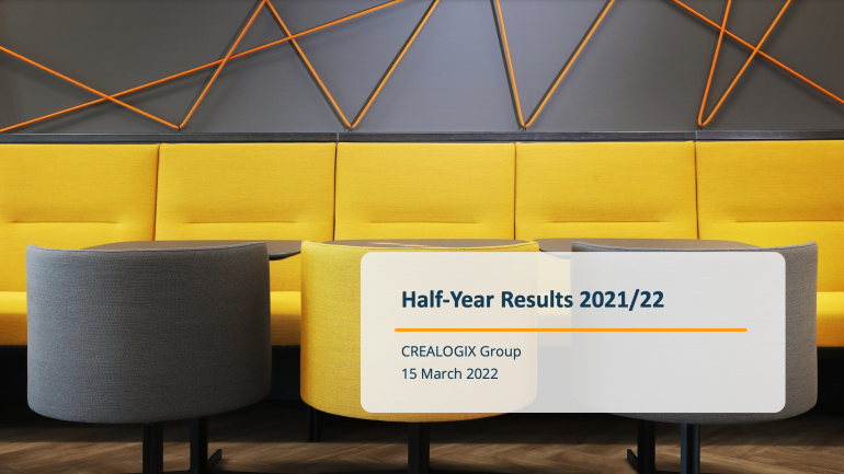 CREALOGIX Half-Year Results 2021/2022