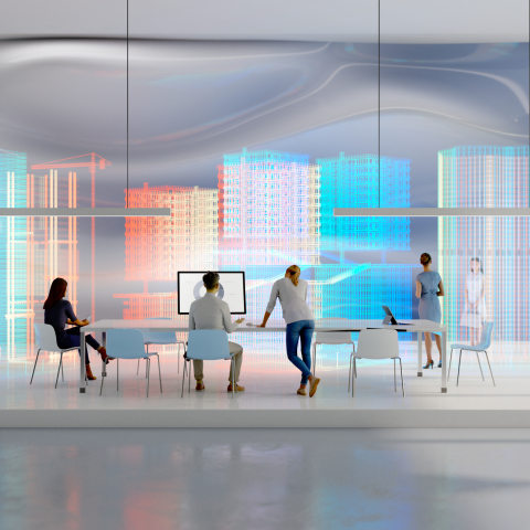 Business people in a meeting room