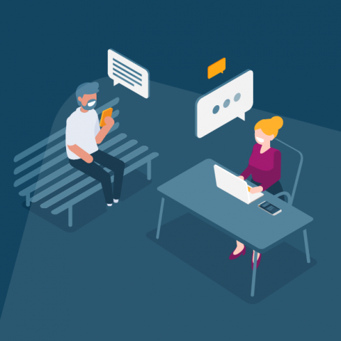 CREALOGIX Infographic - Major challenges when implementing conversational banking