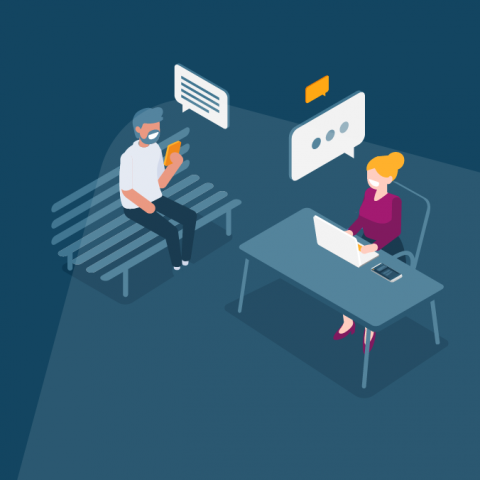 CREALOGIX Infographic - Chancen und Herausforderungen von Conversational Banking