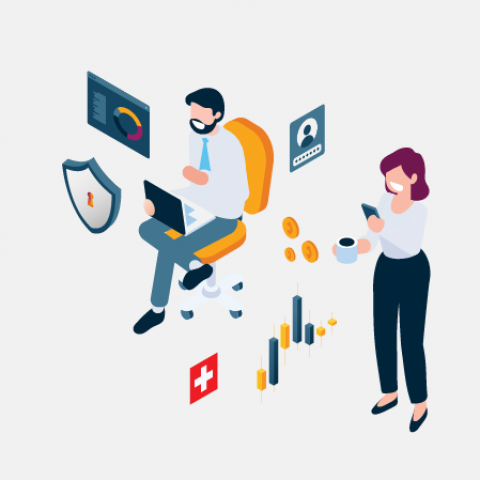 CREALOGIX Study - Crypto and established financial institutions in Switzerland