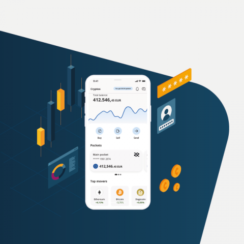 CREALOGIX Crypto - regulated crypto trading app